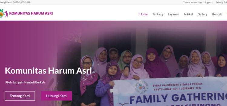 Launching Website Komunitas Harum Asri Launching Website Komunitas Harum Asri